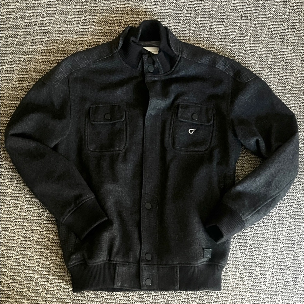 Orisue Bomber Jacket Men's Dark Gray Size: Large